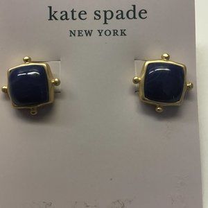 Kate Spade New Navy Square Earrings